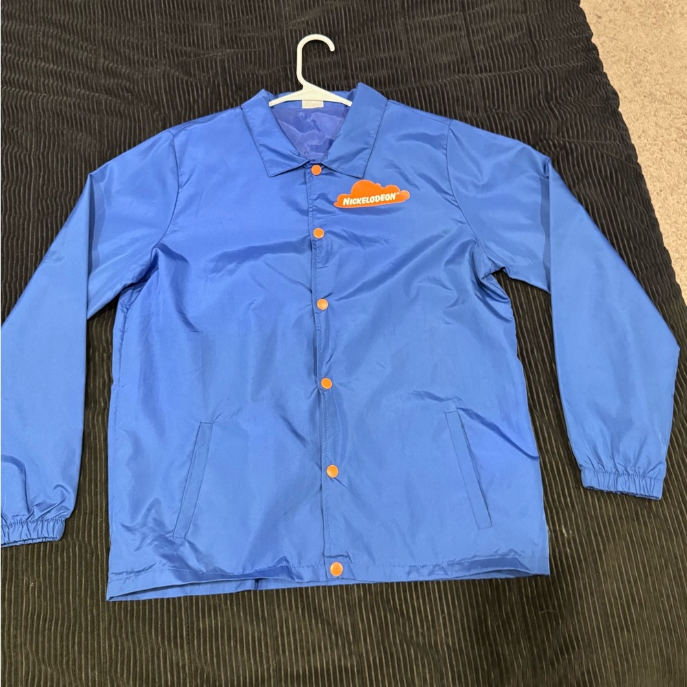 “The Nick Box Exclusive” Nickelodeon Blue Windbreaker with Orange Details